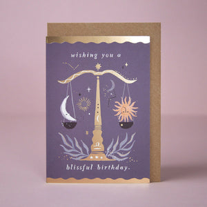 BLISSFUL BIRTHDAY - BIRTHDAY CARD BY SISTER PAPER CO.