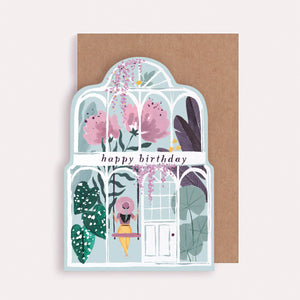 GREENHOUSE - BIRTHDAY CARD BY SISTER PAPER CO.