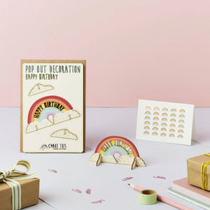 HAPPY BIRTHDAY RAINBOW BY THE POP OUT CARD COMPANY