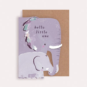 "HELLO LITTLE ONE" - NEW BABY CARD BY SISTER PAPER CO.