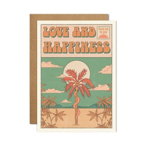 "LOVE AND HAPPINESS" - GREETINGS CARD BY CAI & JO