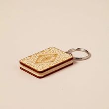 Load image into Gallery viewer, CUSTARD CREAM - BISCUIT KEYRING BY DUNKED
