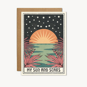 "MY SUN AND STARS" - GREETINGS CARD BY CAI & JO