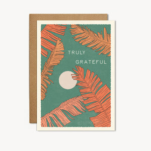 "TRULY GRATEFUL" - GREETINGS CARD BY CAI & JO