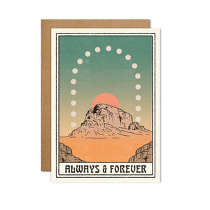 "ALWAYS & FOREVER" - GREETINGS CARD BY CAI & JO