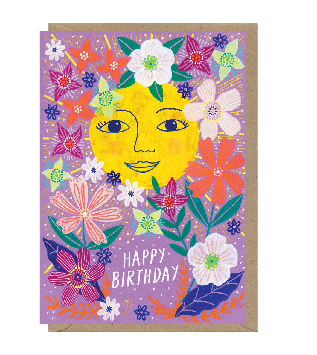HAPPY BIRTHDAY - GREETINGS CARD WITH BONBI FOREST ARTWORK