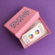 Load image into Gallery viewer, BRIGHT COLOUR WHEEL - STUD EARRINGS BY HANDOVER YOUR FAIRY CAKES
