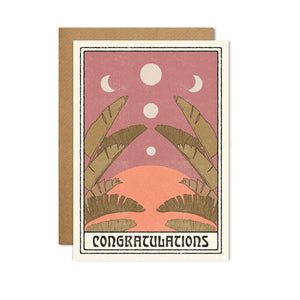"CONGRATULATIONS" - GREETINGS CARD BY CAI & JO