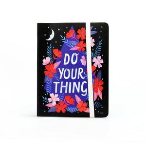 "DO YOUR THING" NOTEBOOK WITH ARTWORK BY BONBI FOREST