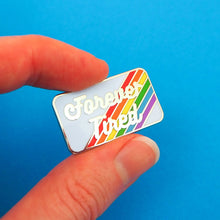 Load image into Gallery viewer, &quot;FOREVER TIRED&quot; - ENAMEL PIN BADGE BY HAND OVER YOUR FAIRY CAKES
