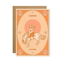 Load image into Gallery viewer, &quot;GOOD LUCK&quot; - GREETINGS CARD BY CAI &amp; JO
