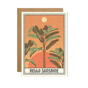 "HELLO SUNSHINE" - GREETINGS CARD BY CAI & JO