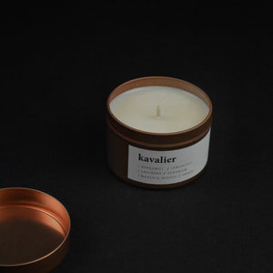KAVALIER - WILD & REFINED CANDLE TIN BY KEYNVOR CANDLE CO.
