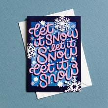 Load image into Gallery viewer, LET IT SNOW - CHRISTMAS CARD BY NYASSA HINDE
