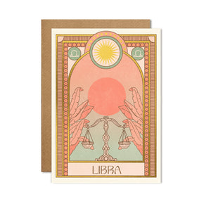 "LIBRA" - ZODIAC GREETINGS CARD BY CAI & JO
