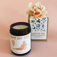 Load image into Gallery viewer, LIGHT MY FIRE - SOY WAX CANDLE BY LES BOUJIES
