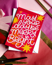 Load image into Gallery viewer, MERRY AND BRIGHT - CHRISTMAS CARD BY NYASSA HINDE
