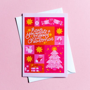MERRY LITTLE CHRISTMAS - FESTIVE CARD BY NYASSA HINDE
