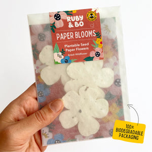 PAPER BLOOMS - PLANTABLE PAPER BEES BY RUBY & BO