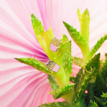 Load image into Gallery viewer, PINK CACTUS - STUD EARRINGS BY HANDOVER YOUR FAIRY CAKES

