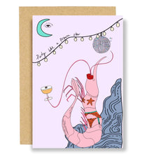 Load image into Gallery viewer, PRAWN STAR - BIRTHDAY CARD BY EAT THE MOON
