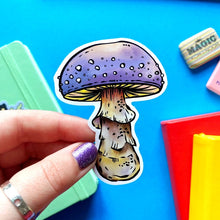 Load image into Gallery viewer, PURPLE MUSHROOM - STICKER BY STACEY MCEVOY CAUNT
