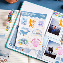 Load image into Gallery viewer, SEAS THE DAY - STICKER SHEET BY NYASSA HINDE
