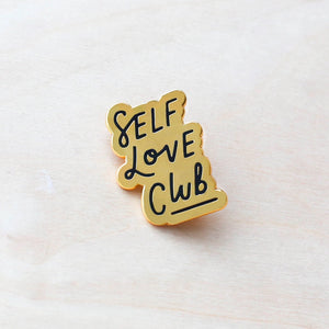 SELF LOVE CLUB - ENAMEL PIN BADGE BY OLD ENGLISH CO.