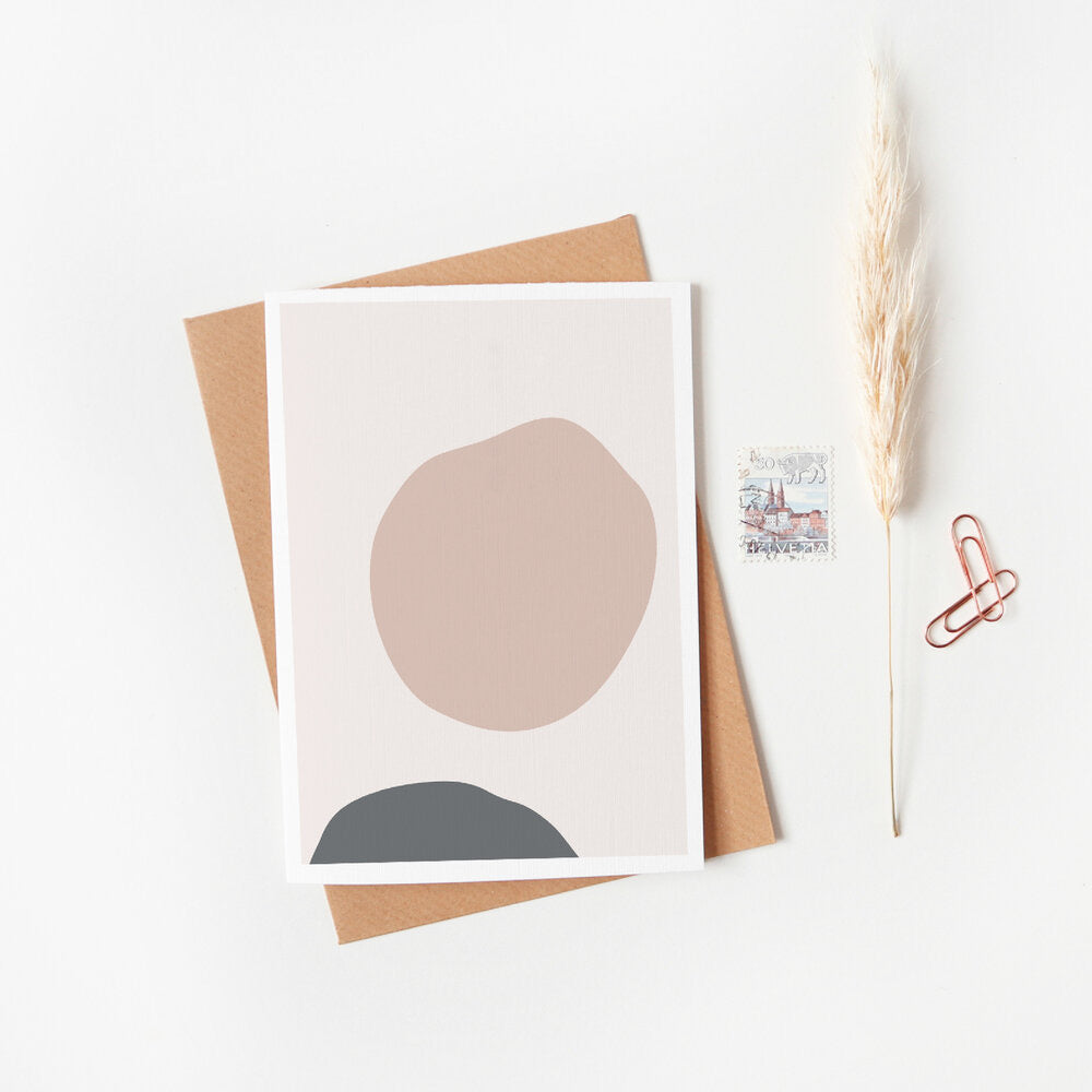 SHADE - BLANK GREETING CARD BY SCALET PAPERIE