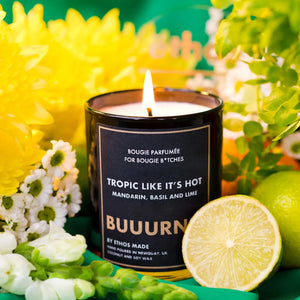 TROPIC LIKE IT'S HOT - COCONUT & SOY WAX CANDLE BY ETHOS MADE